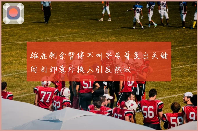 雄鹿剩余暂停不叫字母哥复出关键时刻却意外换人引发热议